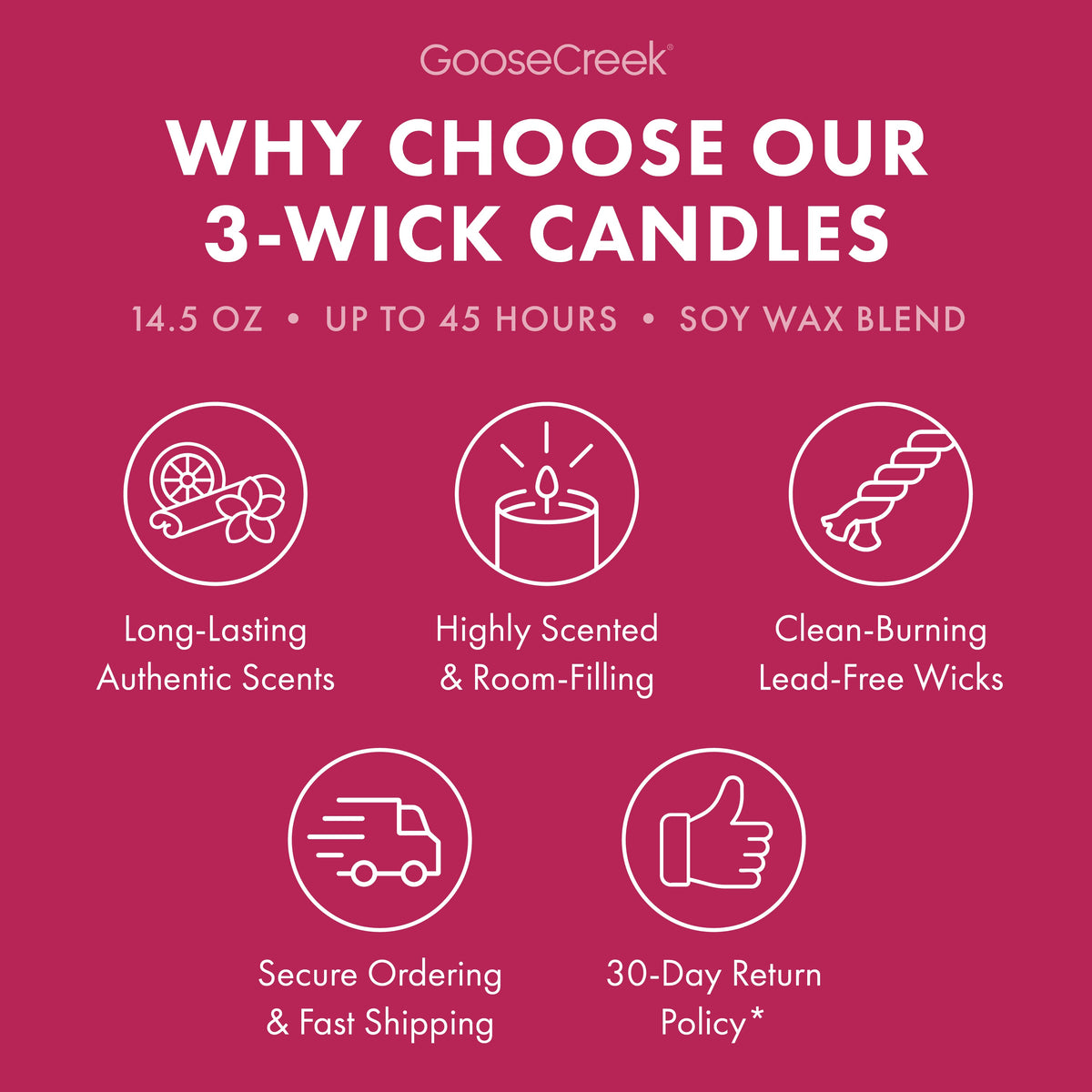 Black Cherry 3-Wick Candle